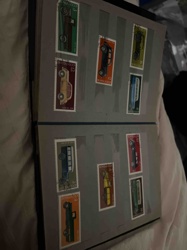 Soviet-Era Automobile Postage Stamp Collection in Album