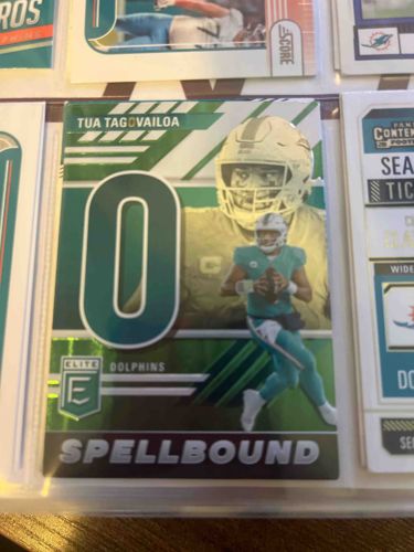 2021 Elite Spellbound Tua Tagovailoa Football Card