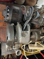 Vintage Electric Motor with Drilling Attachment (Partial Drill Press)