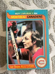 Guy Lafleur 1st Team All-Star Montreal Canadiens Hockey Card