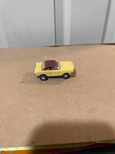 Vintage 1960s Matchbox No. 8 Ford Mustang Die-Cast Toy Car