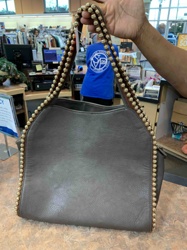 Studded Shoulder Tote Bag
