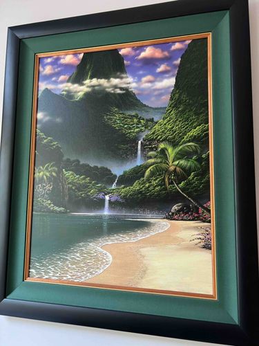 Tropical Beach Landscape Print by Steven Power