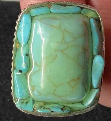 Vintage Turquoise and Sterling Silver Ring
