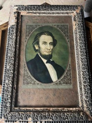 Framed Abraham Lincoln Portrait Print by Brown & Bigelow