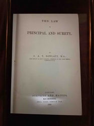 The Law of Principal and Surety by S. A. T. Bowlatt