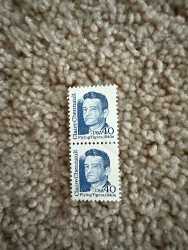Claire Chennault 'Flying Tigers, 1940s' USA 40-cent Postage Stamps