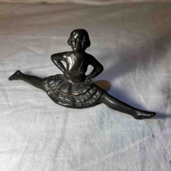 Bronze Ballerina / Dancer Figurine (Mid-20th Century)