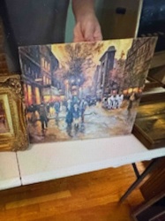 Impressionistic Cityscape Painting