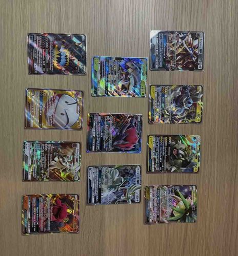 Assorted Pokémon TCG GX and VMAX Cards