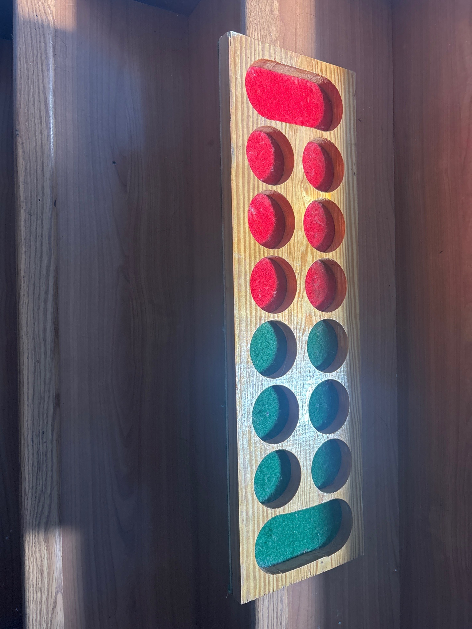 Submitted photo of Wooden mancala board