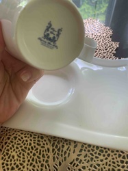 Hermès Fine Porcelain Teacup and Saucer Set