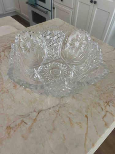 American Brilliant Cut Glass Bowl