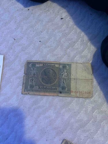 1929 German 10 Reichsmark Banknote