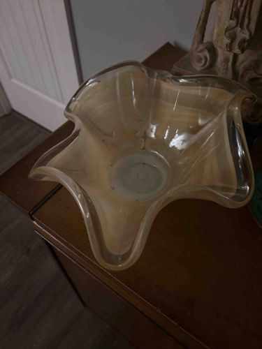 Murano-Style Art Glass Bowl