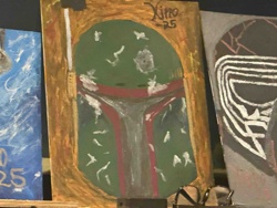 Boba Fett Helmet Painting