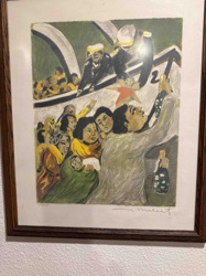 Unidentified Art Print: 'Celebration at Sea' or 'Arrival'