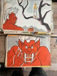 Vintage Illustrated Storybook/Comic Pages