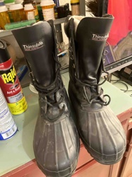 Men's Black Thinsulate Insulated Winter/Snow Boots