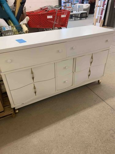 Mid-Century Modern White Dresser/Credenza
