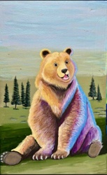 Brown Bear in Landscape