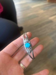 Sterling Silver Turquoise Cuff Bracelet
