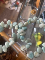 Tumbled Amazonite Chip Bead Necklace/Bracelet
