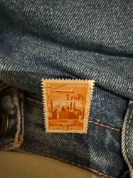 Hungarian 1.20Ft Airmail Postage Stamp with Building Motif