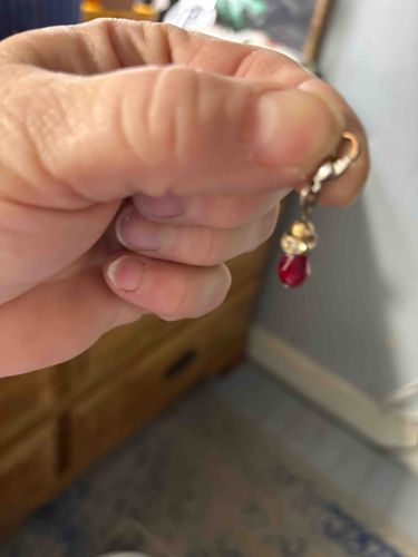 Crystal Decorative Charm with Lobster Clasp