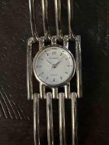 Cenere Quartz Wristwatch with Multi-Bar Band