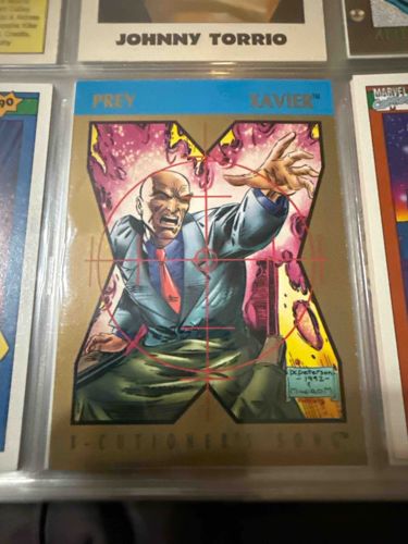 1993 SkyBox Marvel X-Men Series 2: X-Cutioner's Song Subset - Professor Xavier 'Prey' Card