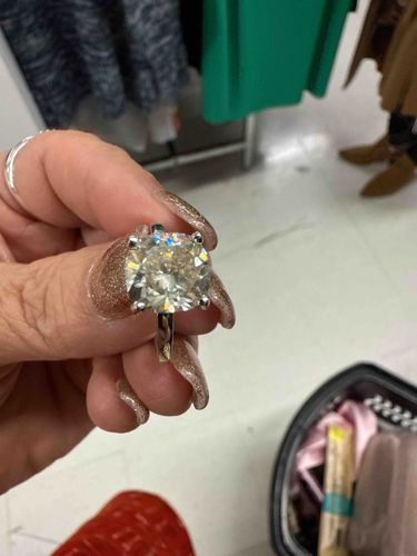 Cushion Cut Solitaire Ring