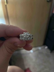 Diamond Engagement and Wedding Ring Set