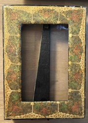 Hand-Painted Gilt and Lacquer Picture Frame