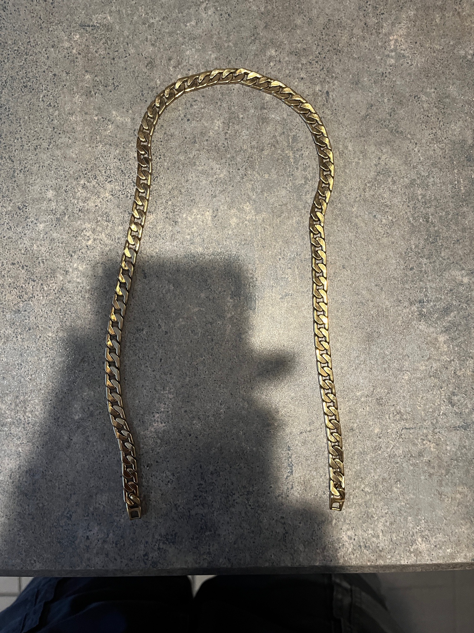 Submitted photo of Gold-toned Curb Link Chain Necklace