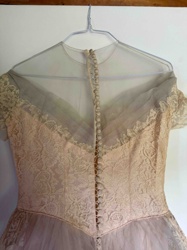 Vintage Lace and Tulle Formal Gown
