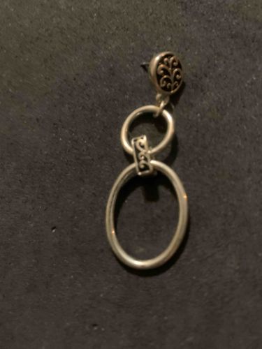 Triple Tier Filigree Post Drop Earring