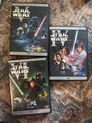 Star Wars Original Trilogy Widescreen DVDs (Episodes IV, V, VI)