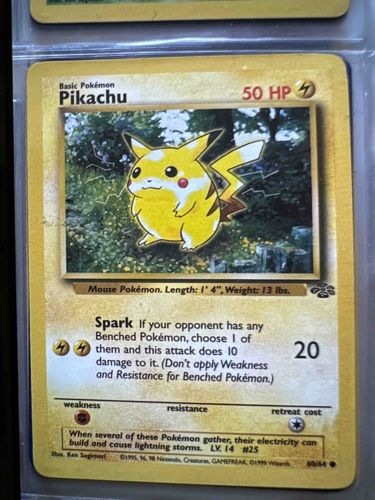 Pikachu (50 HP) Base Set 2 Pokémon Trading Card