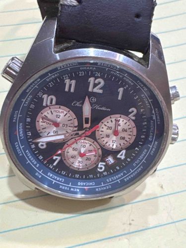 Charles Hutton World Time Chronograph Watch