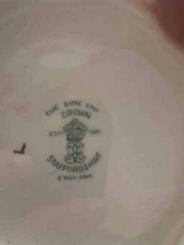 Crown Staffordshire Fine Bone China Backstamp