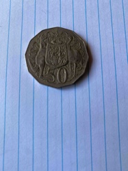 Australian Dodecagonal 50 Cent Coin