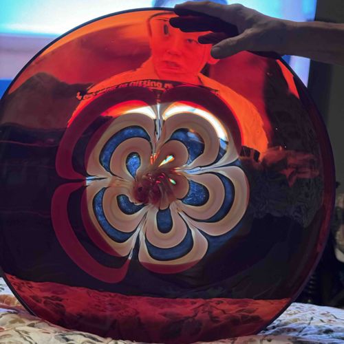 Art Glass Charger Plate or Platter