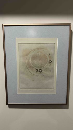 Signed Limited Edition Abstract Collagraph or Etching Art Print