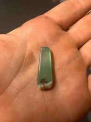 Polished Chrysoprase Specimen with Natural Matrix