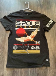S. Pole '1991' Cranes and Sunset Graphic T-Shirt