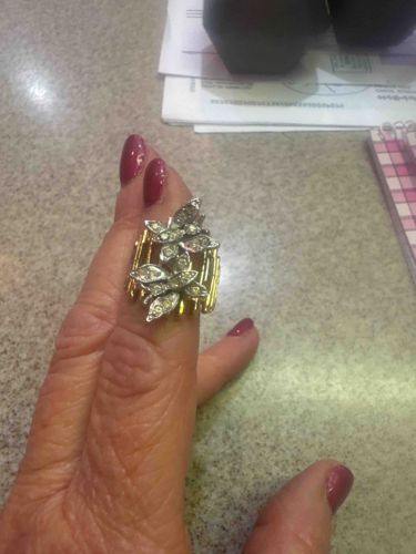 Butterfly Cluster Cocktail Ring