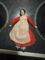Porcelain and Cloth Character Doll