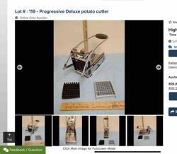 Progressive Deluxe potato cutter