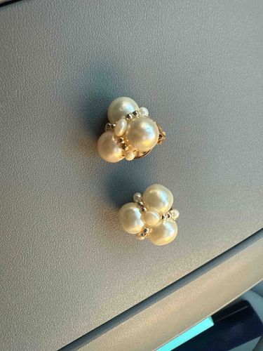 Cluster Pearl Earrings